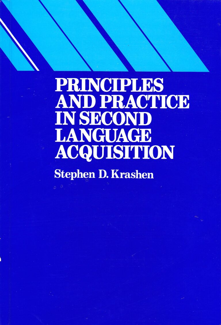 principles and practice in second language acquisition
