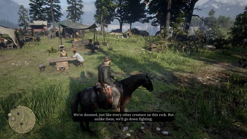 An Engaging Red Dead Redemption 2 Cutscene Full of Dialogue